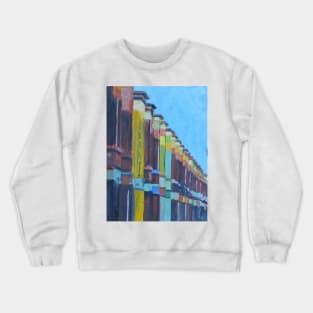 Terraced Houses, Kingston Upon Hull, England Crewneck Sweatshirt